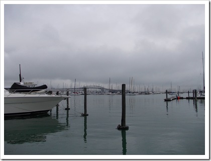 View from Z Pier, Auckland Harbor Bridge