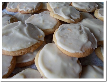 Cranberry Biscuits with Orange Frosting