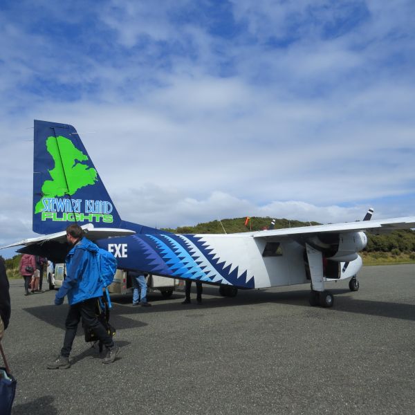 Plane at Stewart Island
