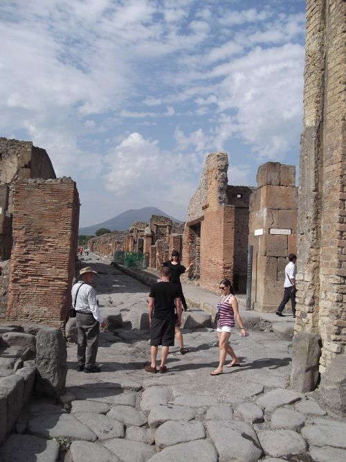 Main street in Pompeii