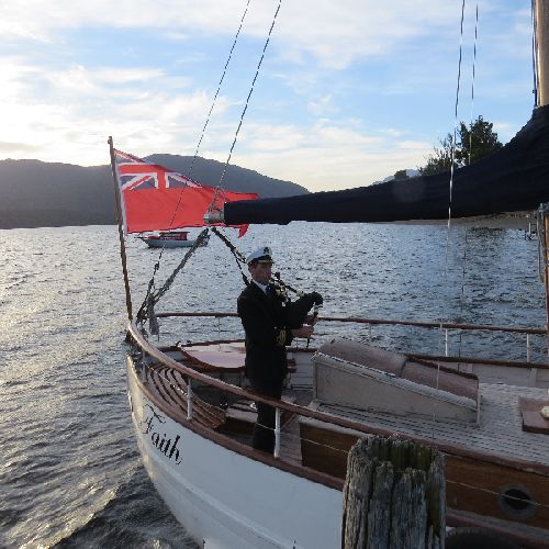 Historic ship, Faith, Te Anau