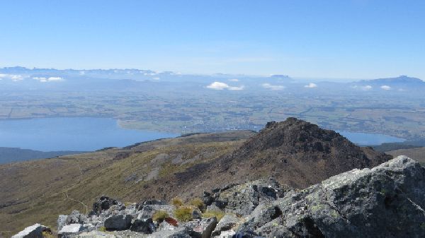 View from Mountains above Te Anau