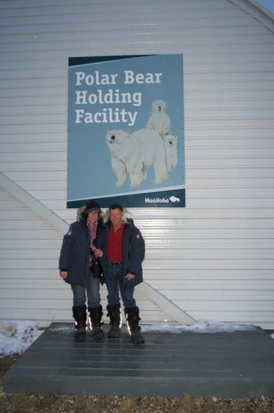 The polar bear jail