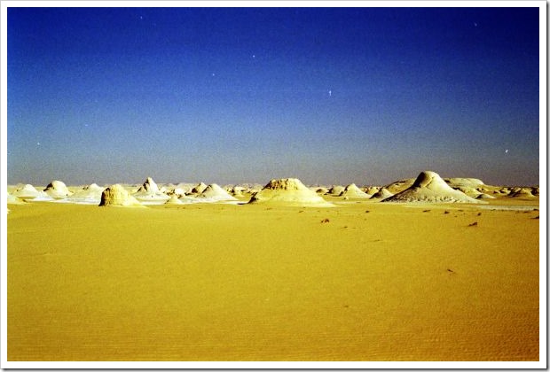 White Desert Night